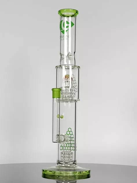 16" Diamond Glass dual chamber can