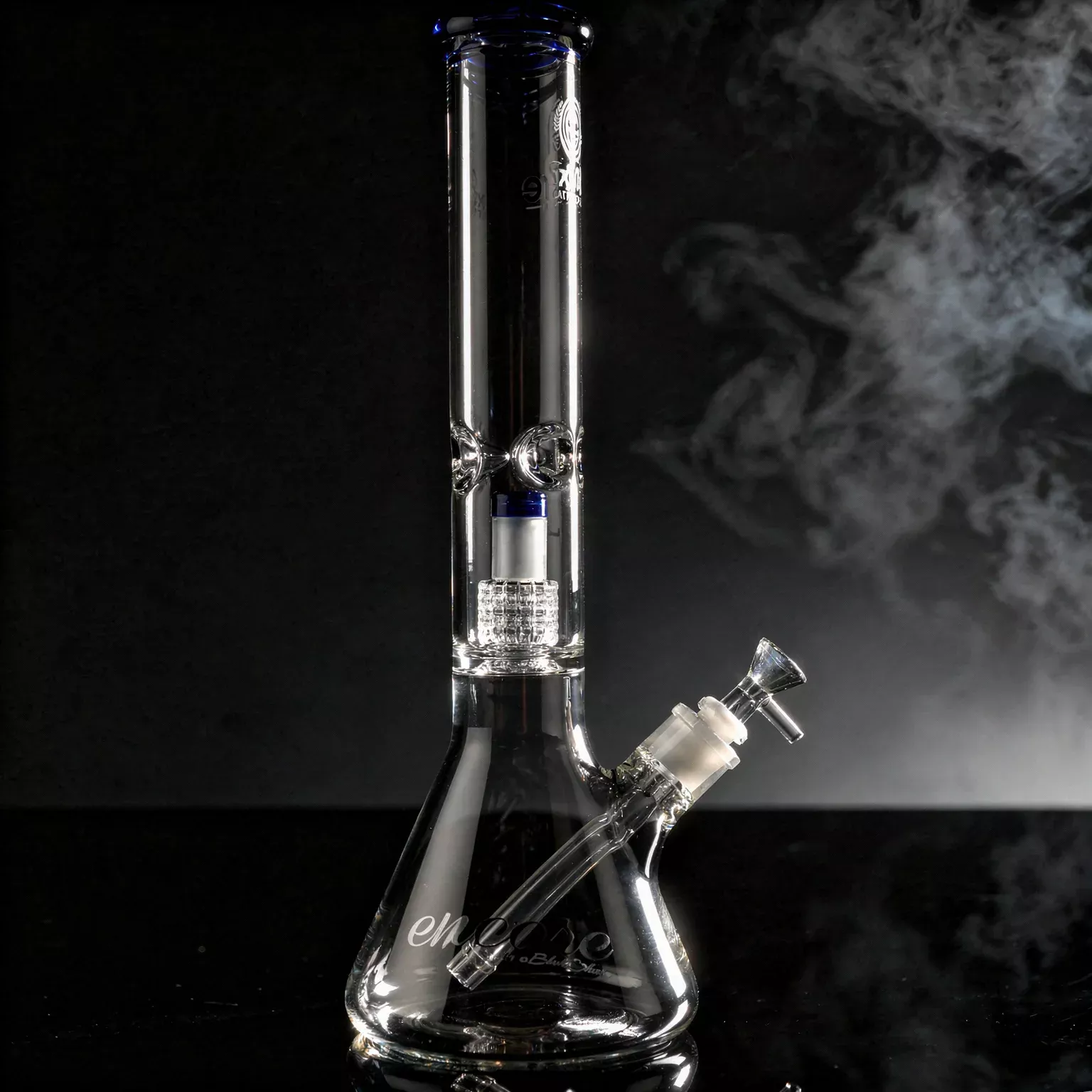 16" Encore Collection Heavywall Matrix Beaker Bong w/ Color Accents