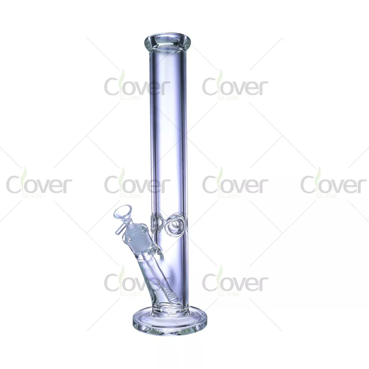 16″ straight shooter bong | 5mm Glass | Clover Glass