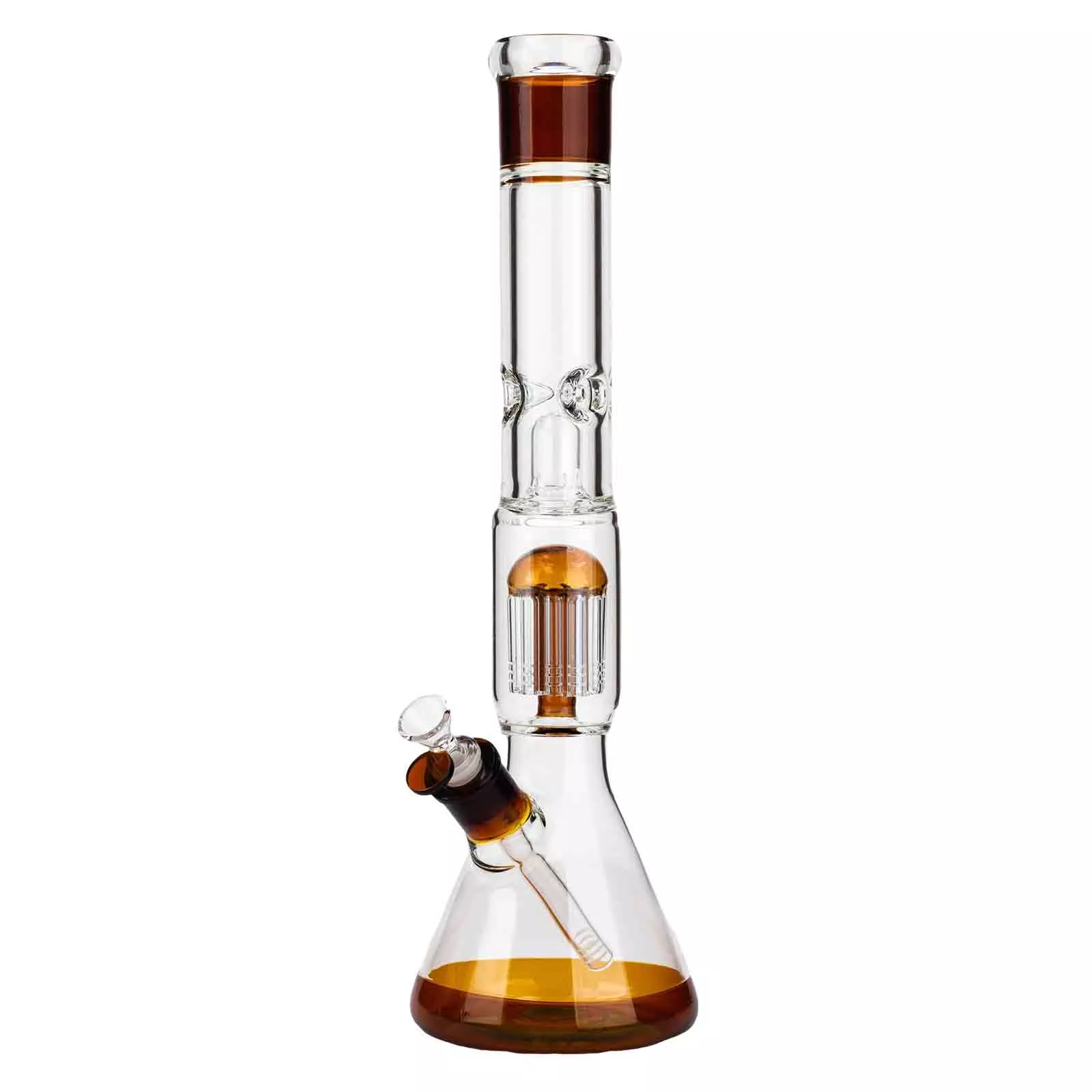 18" Double Perc Beaker Bong