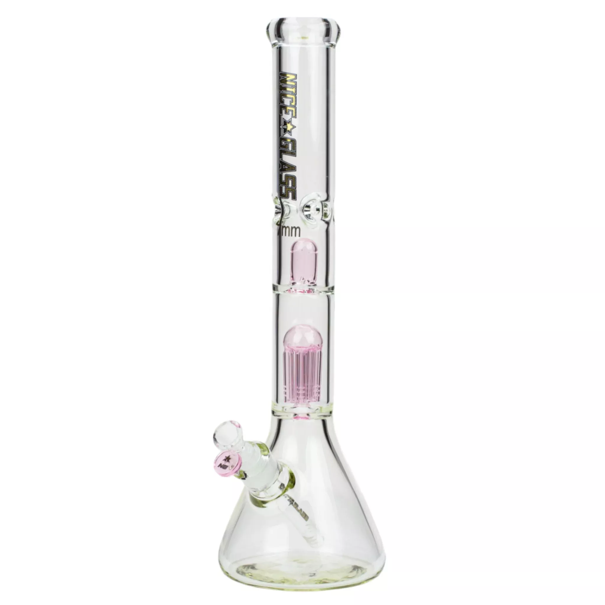18 inch 6-Arm Perc Beaker Bong with Splash Guard