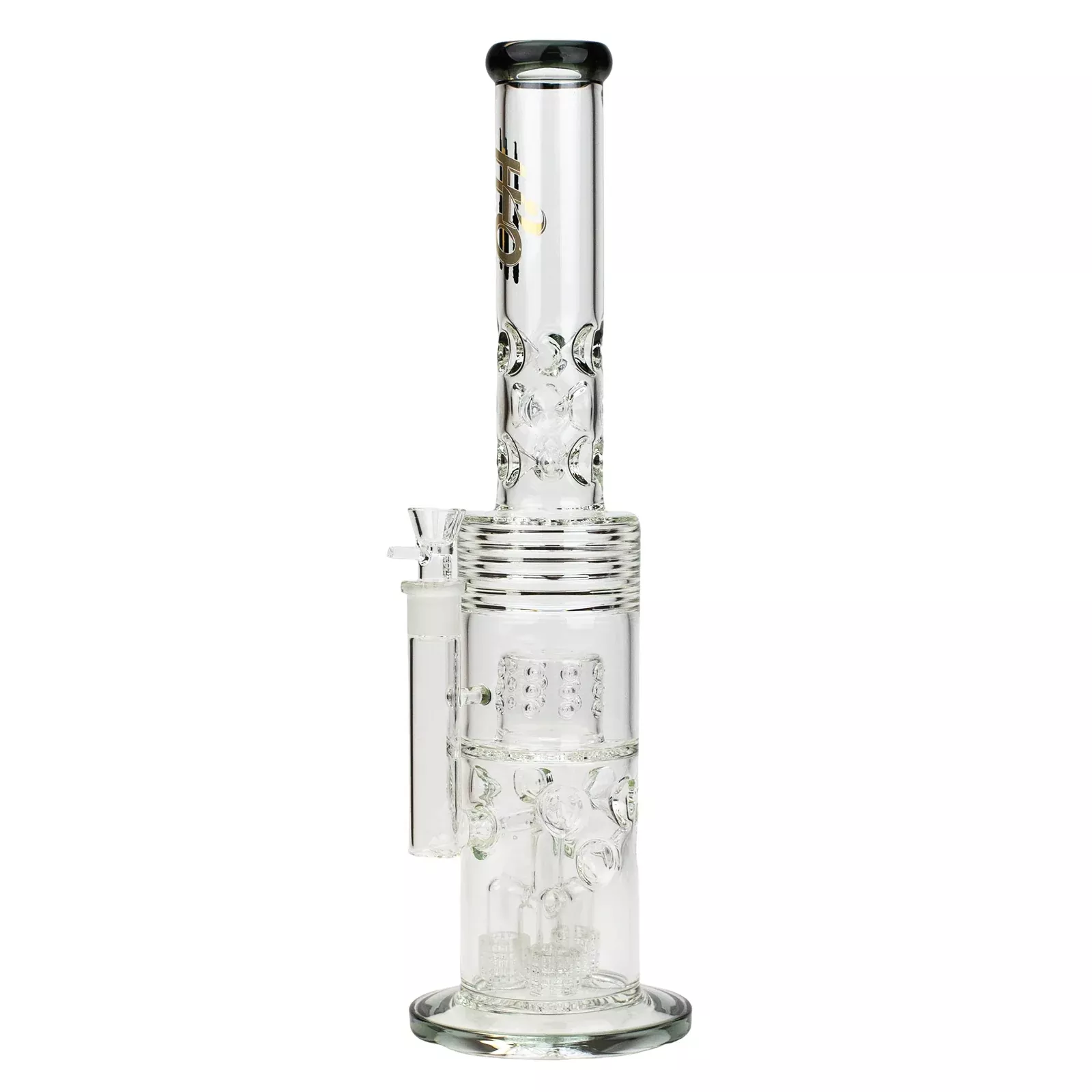 18" Triple Mini Showerhead Diffuser Bong