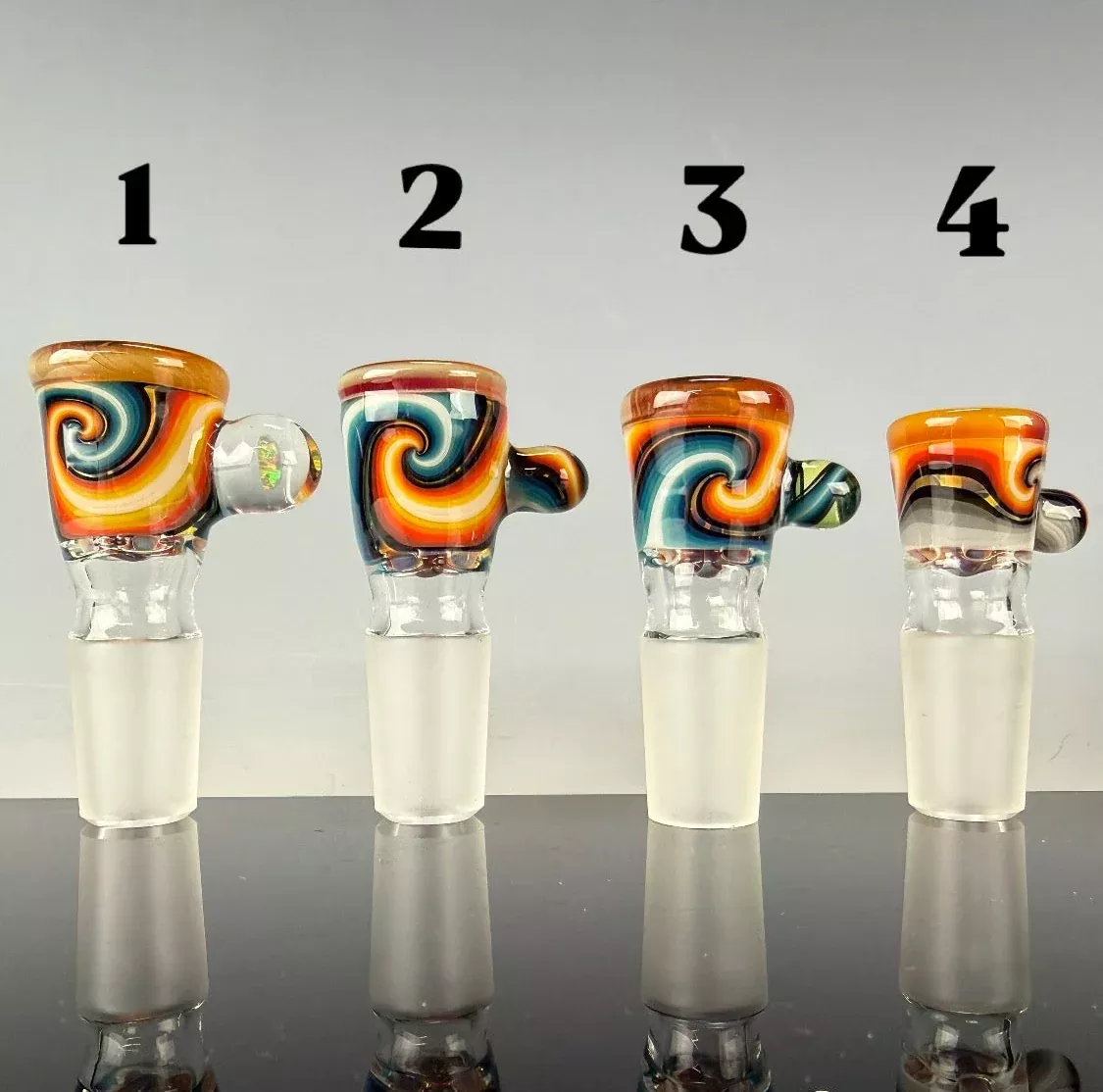 18mm 4 Hole Screen Slide by N3rd Glass