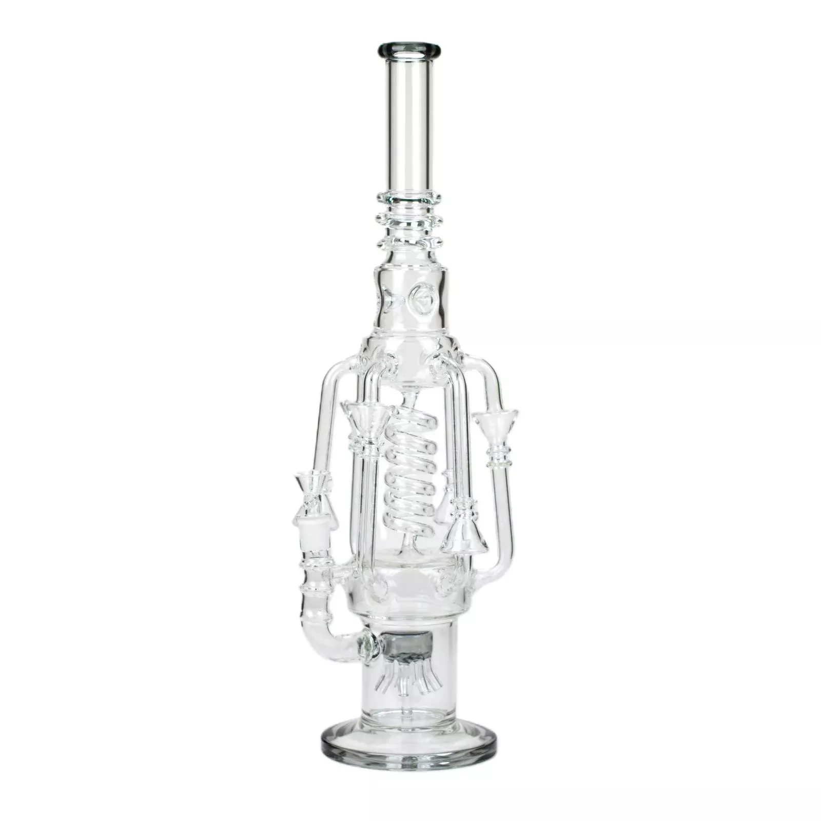 19" Coil Glass Recycler Bong