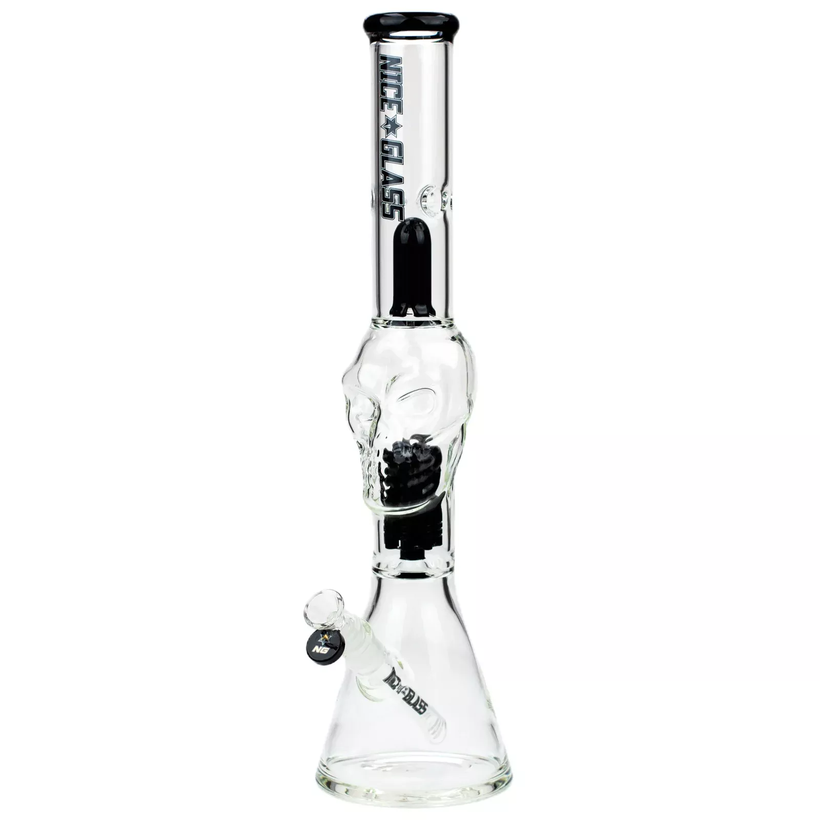 19-Inch Skull Head 6-Arm Tree Perc Bongs