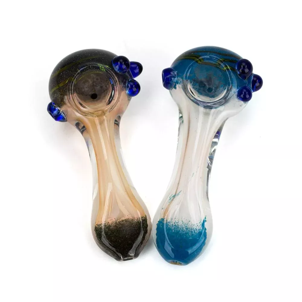 2-Pack Gold Fumed Cannabis Pipes