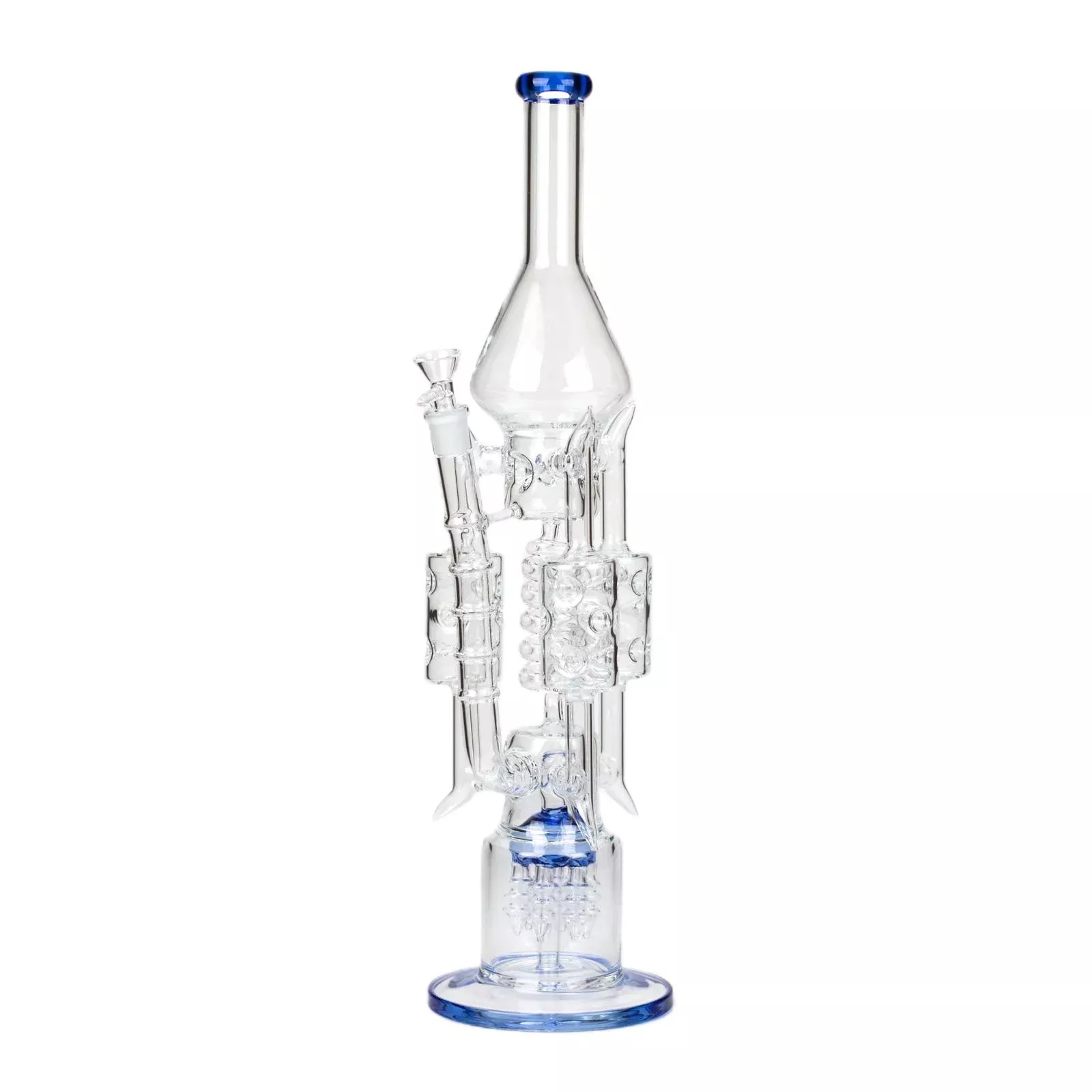 20" Coil Tube Bong Recycler with Jellyfish Percolator