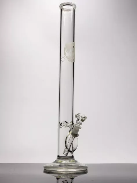 20" Hvy Glass white lined straight tube