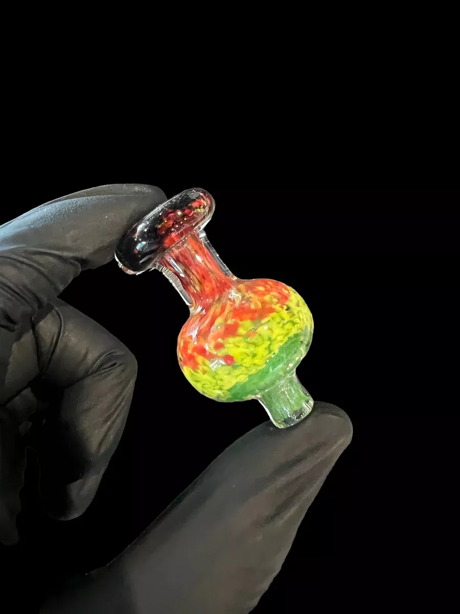 25mm Bubble Caps | Assorted Colors for Dab Rigs & Bongs | Premium Concentrate Accessory