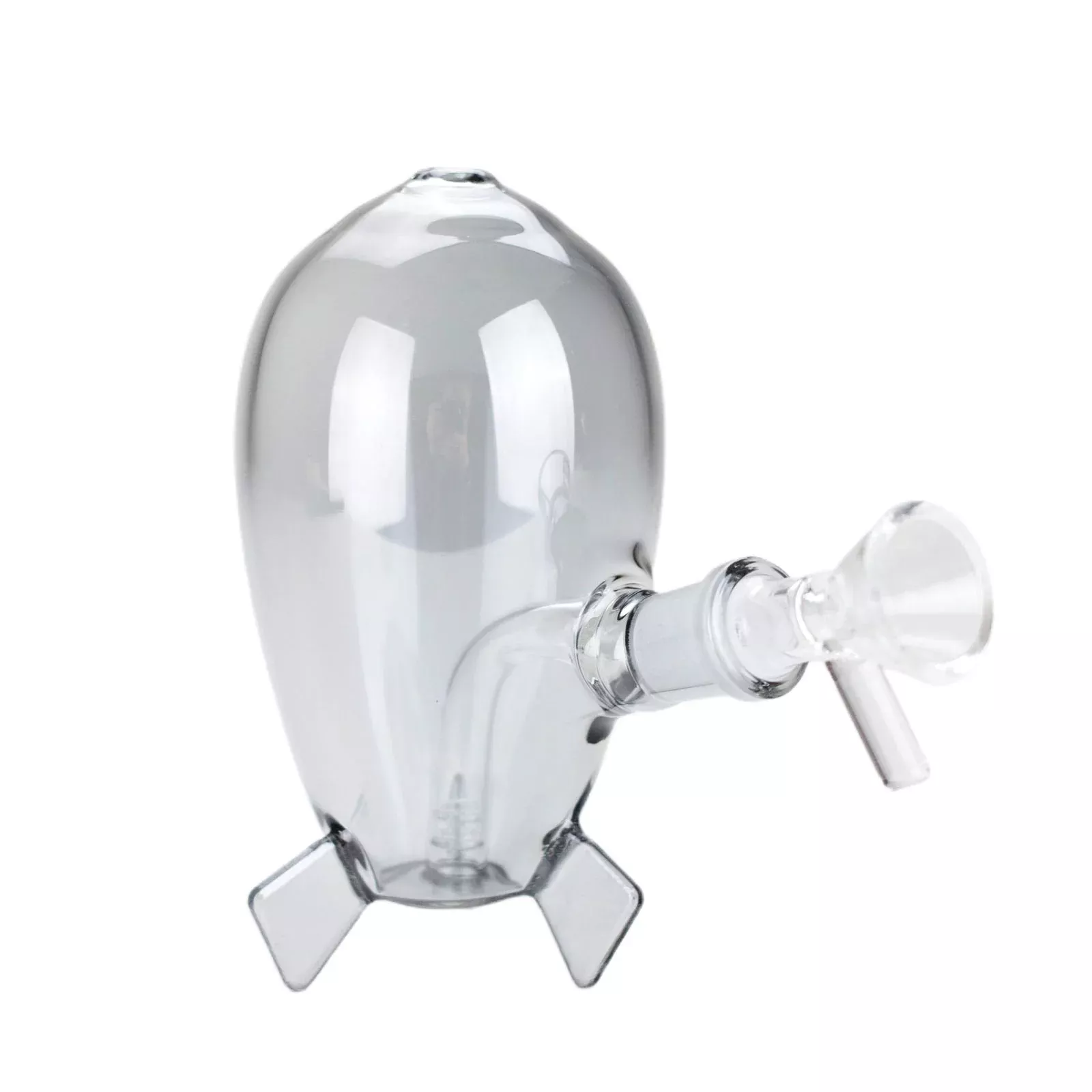 4″ Grey Rocket Bong