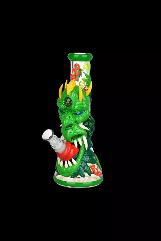 420 Dragon Glow in the Dark Beaker Bong
