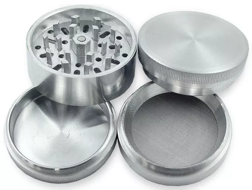 42mm 4-Piece Aluminum Grinders - 12ct Display Jar