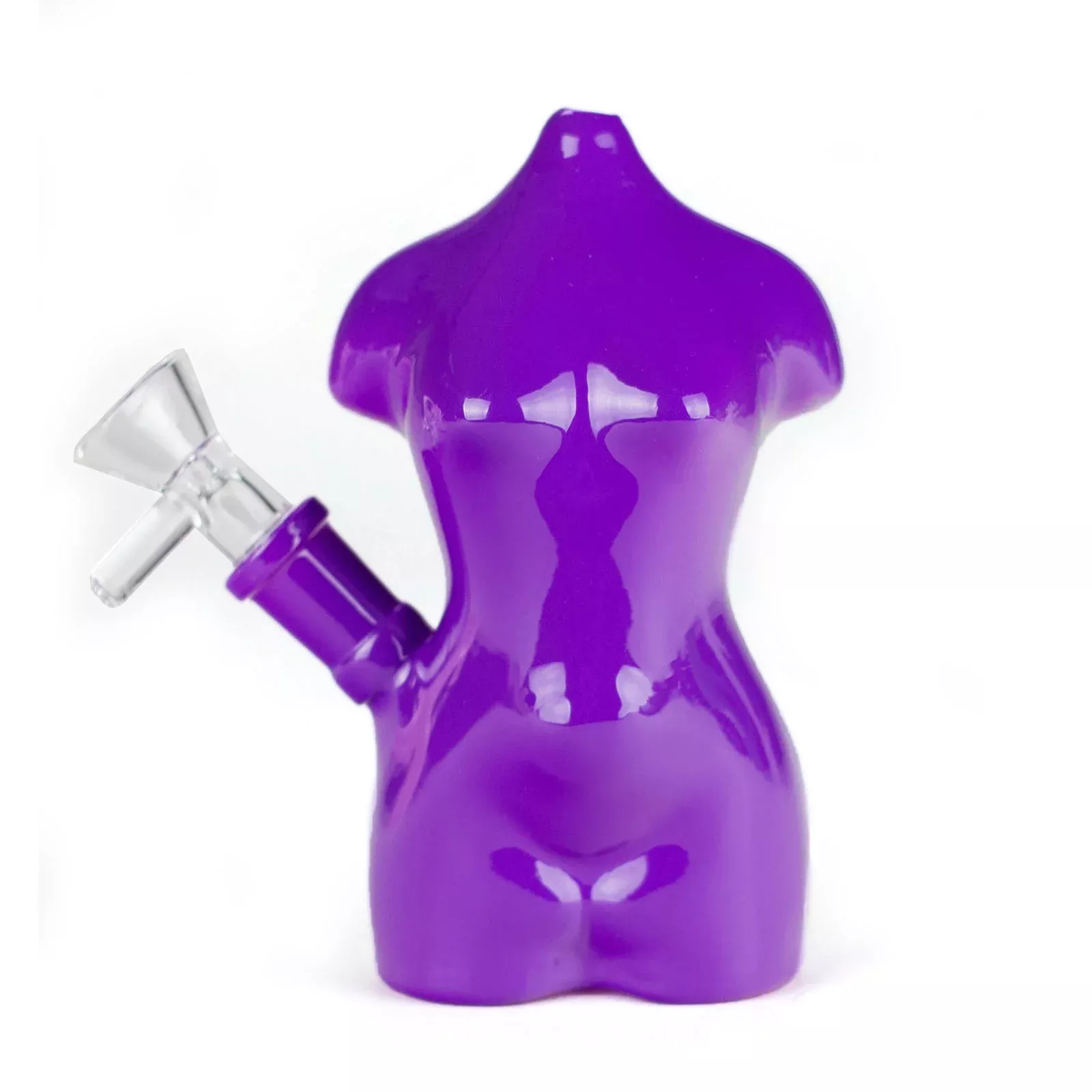 5.5" Curvy Mini Glass Bong