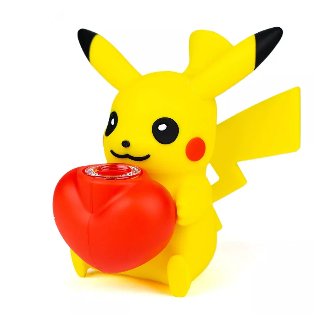 5" Cute Cartoon Character Silicone Bong