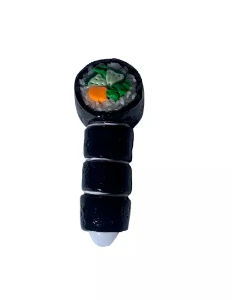 5" Glizzy Ceramic Sushi Hand Pipe