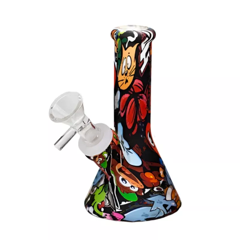 5" Hydrographic Silicone Bong