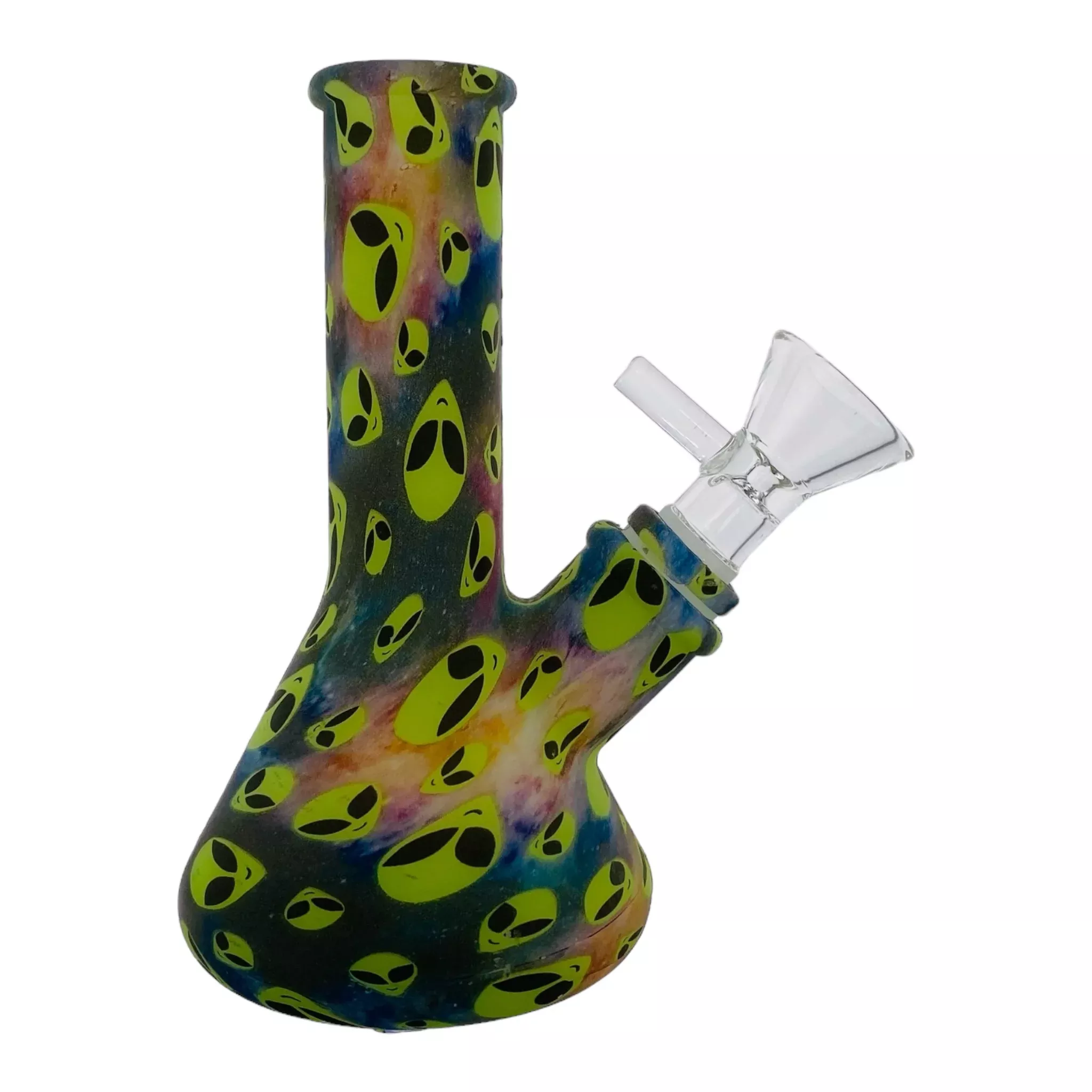 5 Inch Mini Silicone Bong With Alien Heads