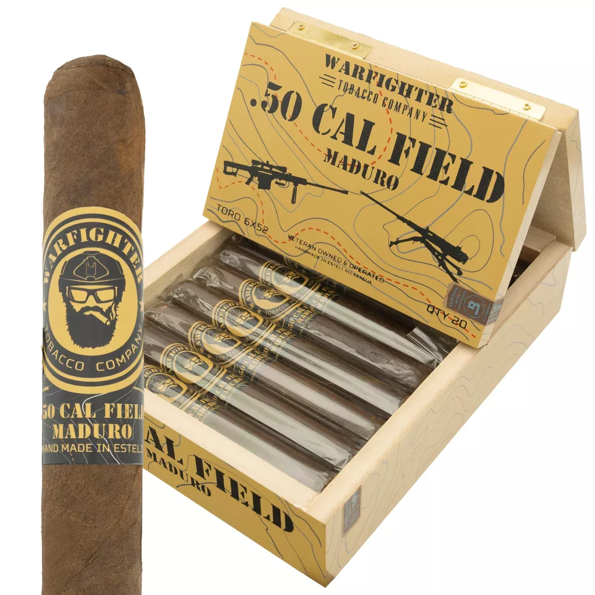 .50 Cal Field Maduro Cigar