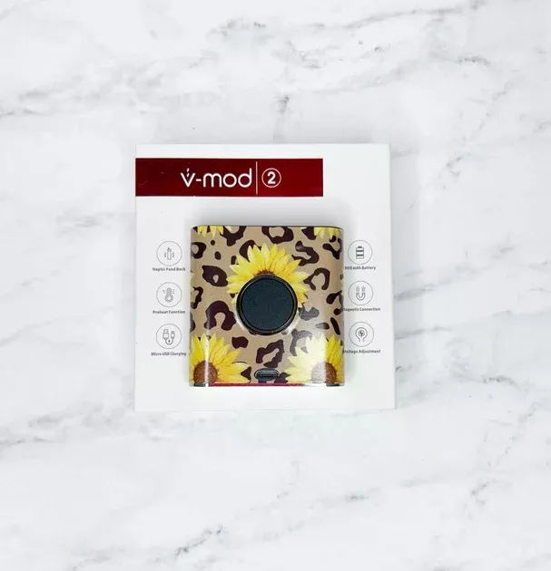 510 Threaded VMOD 2 Battery Leopard Sunflower Starter Kit