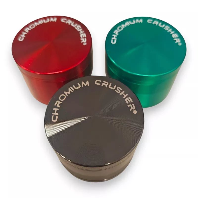 52mm Chromium Crusher 4-Part Metal Grinders
