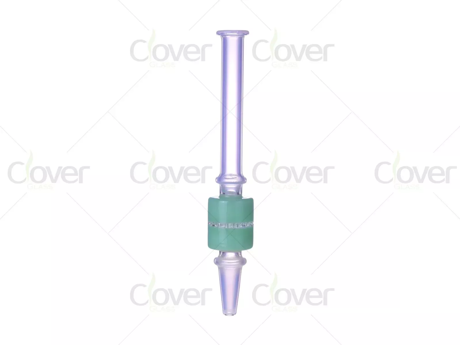 6.1 Inch Glass Nectar Collector Kit with Inline Chamber | MM NC Dab Straw | Stainless Steel Tip | Complete Dab Kit