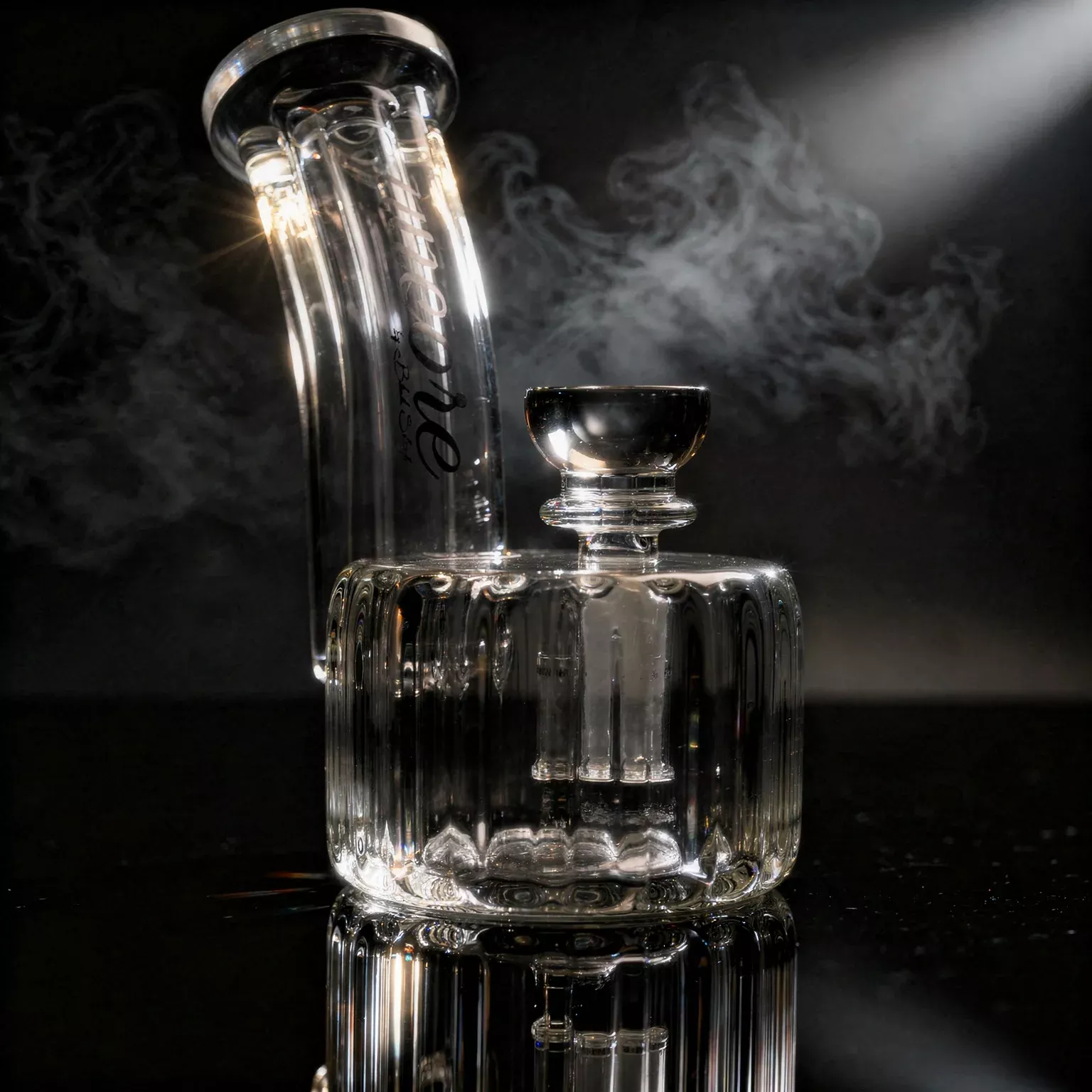 6" Encore Collection Scalloped Puck Bubbler