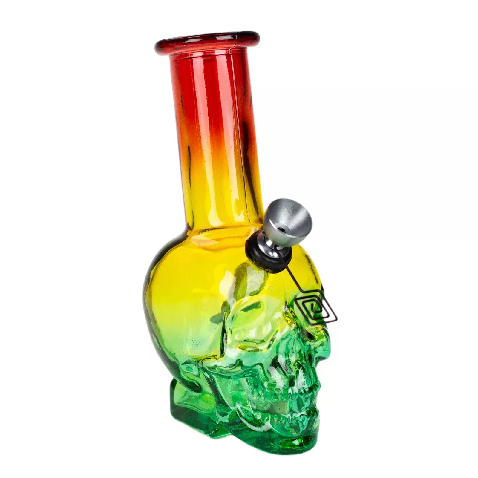 6" Mini Skull Base Bong