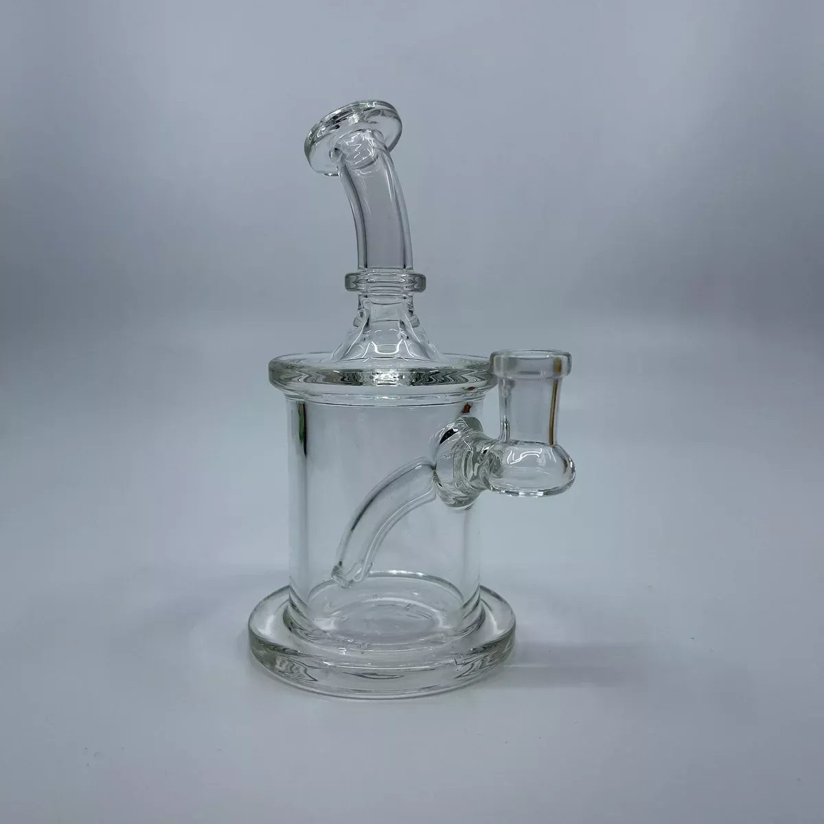 7 Ten Glass Mini Tube - Clear Compact Rig