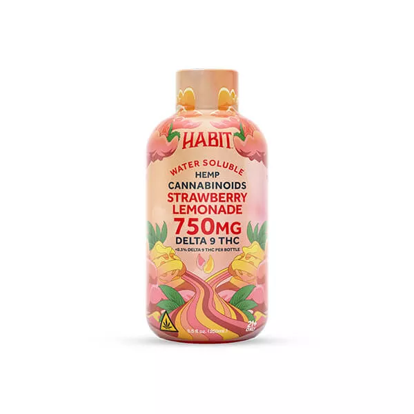 750MG Delta 9 Syrup – Strawberry Lemonade