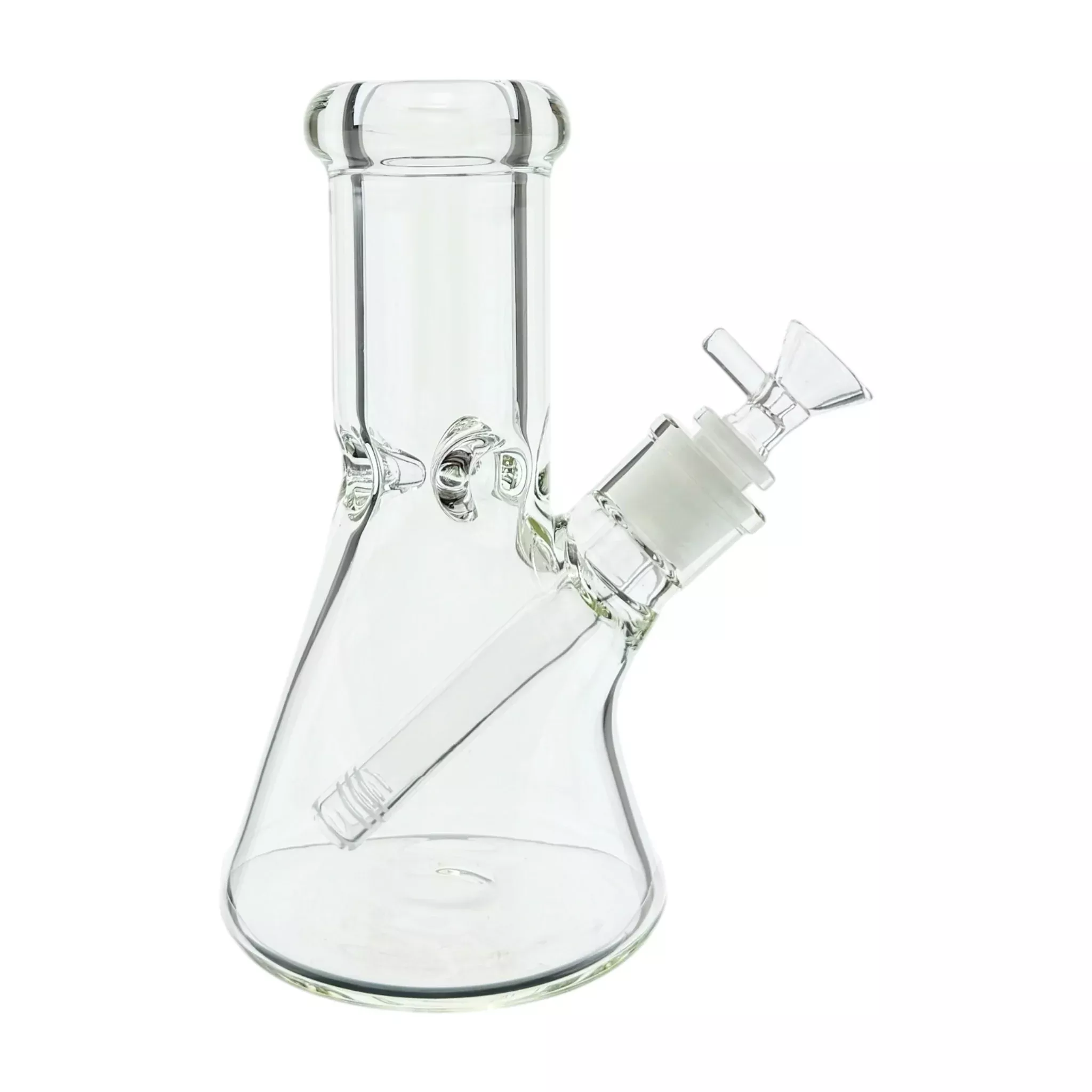 8 Inch 9mm Thick Clear Glass Bong