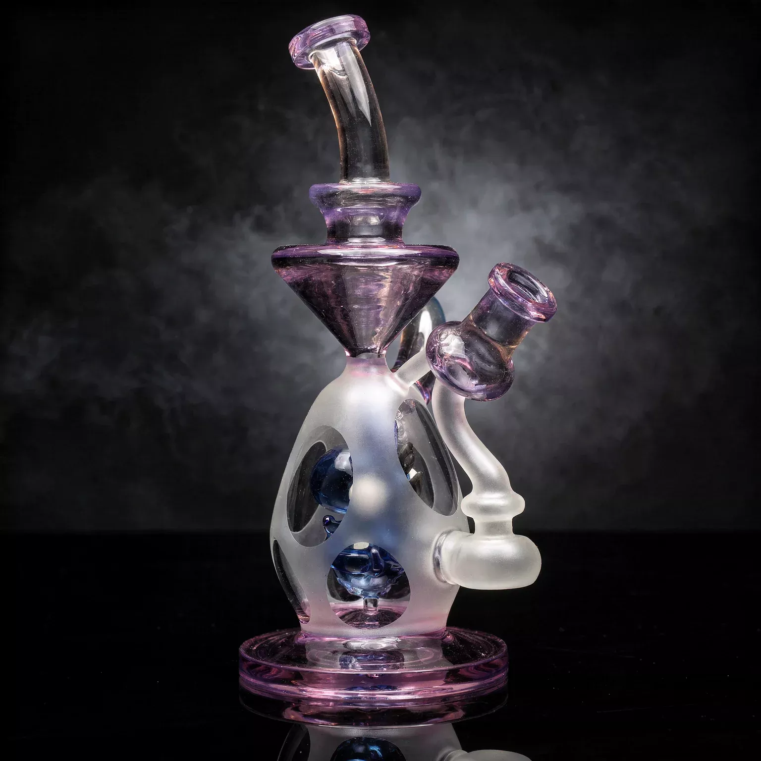 9" Encore Collection Color Baby Dinosaur Egg Recycler Dab Rig