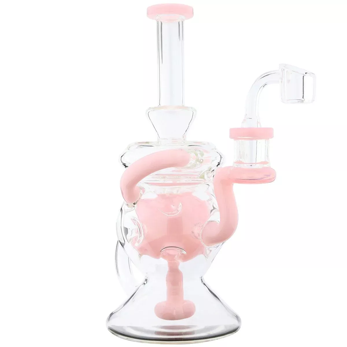 9" Showerhead Swiss Ball Recycler Rig