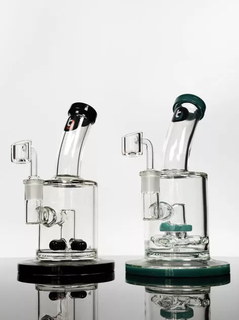 9" Trilogy Glass Bent Neck Can Rig