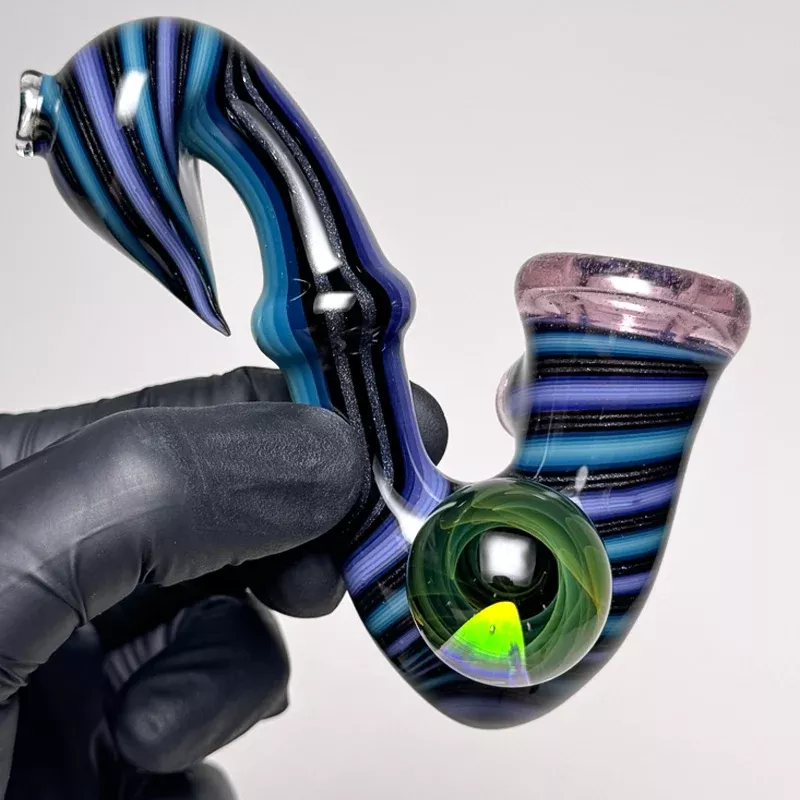 Aaron Vigil - Sherlock - Purple & Blue Linework