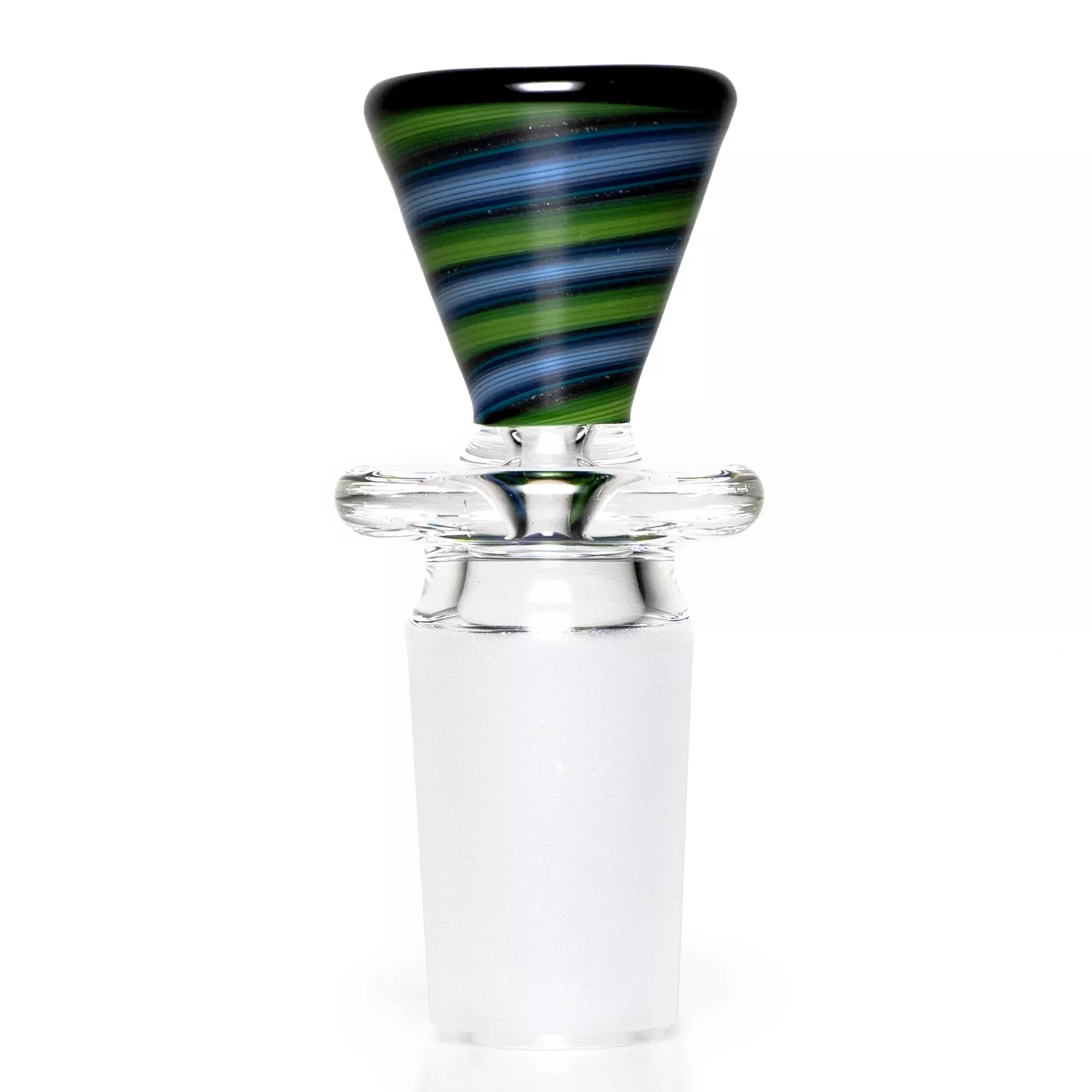 Aaron Vigil - Worked Martini Slide - 18mm - Earth & Shadow #2