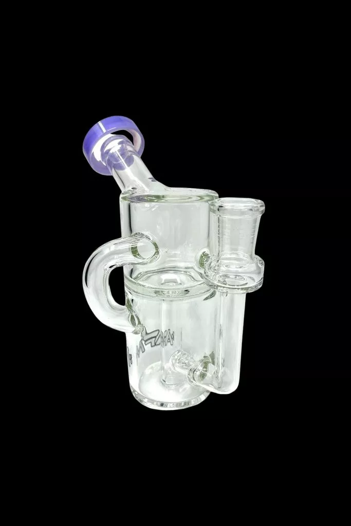 AFM Glass Power Can Clear Glass Recycler Mini Bong