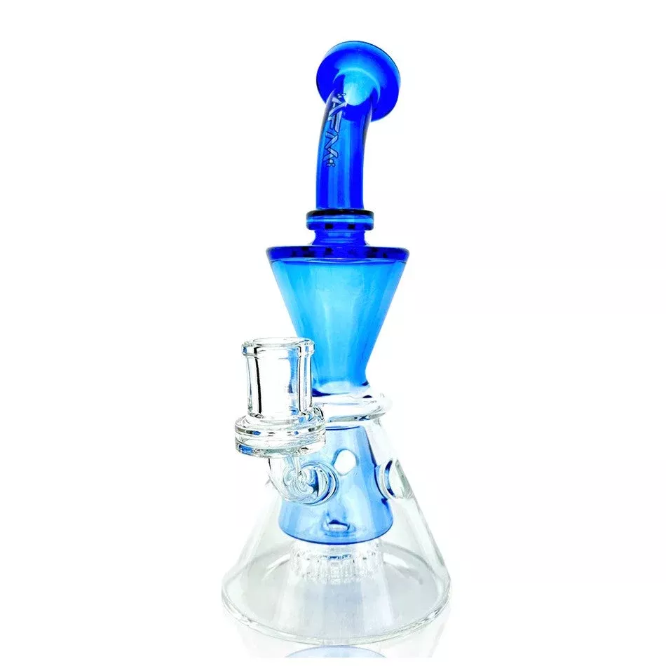 AFM - Swiss Hourglass Bubbler - Blue