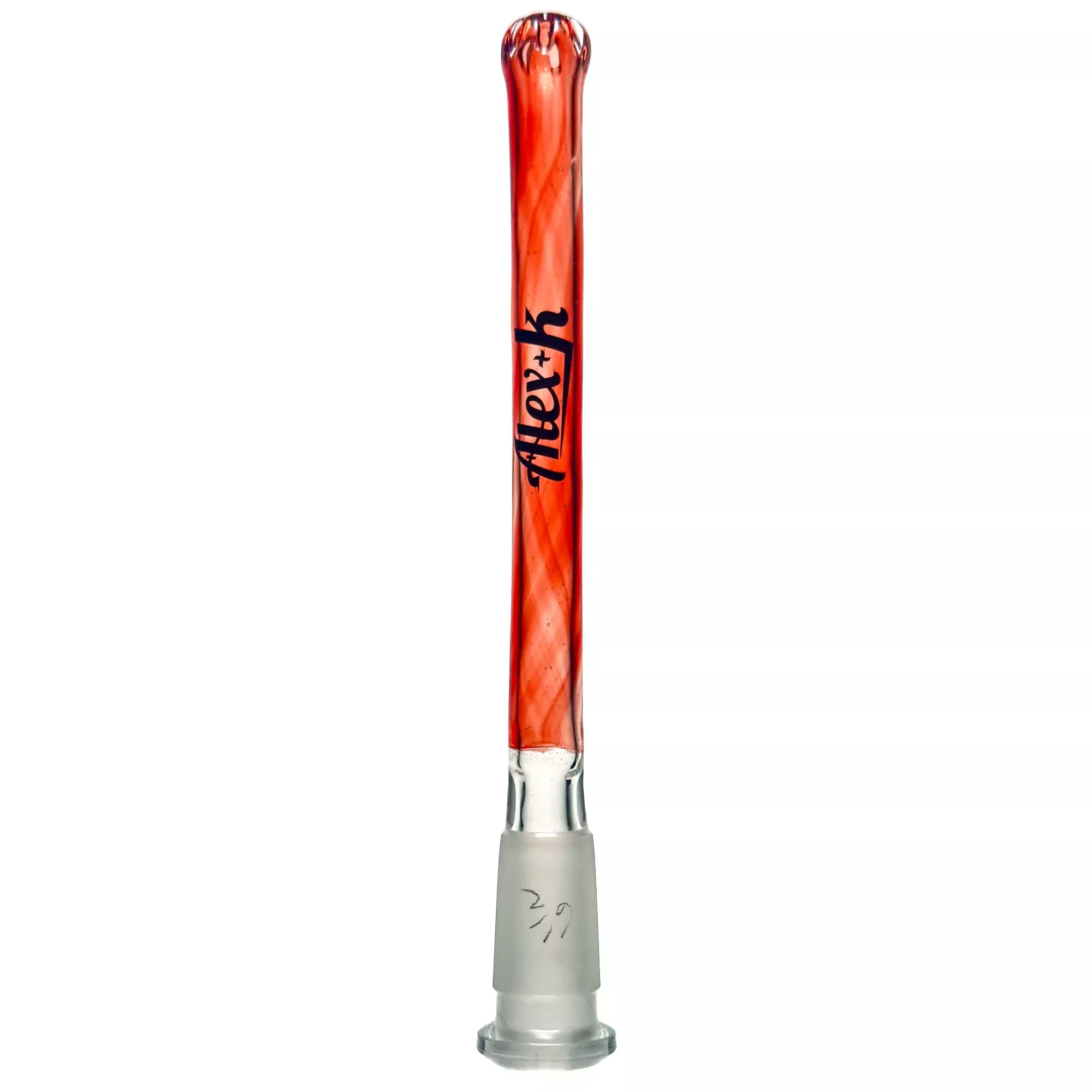 Alex K - Downstem - Classic 7 Slit - 18 /14mm - Orange Elvis 6.5