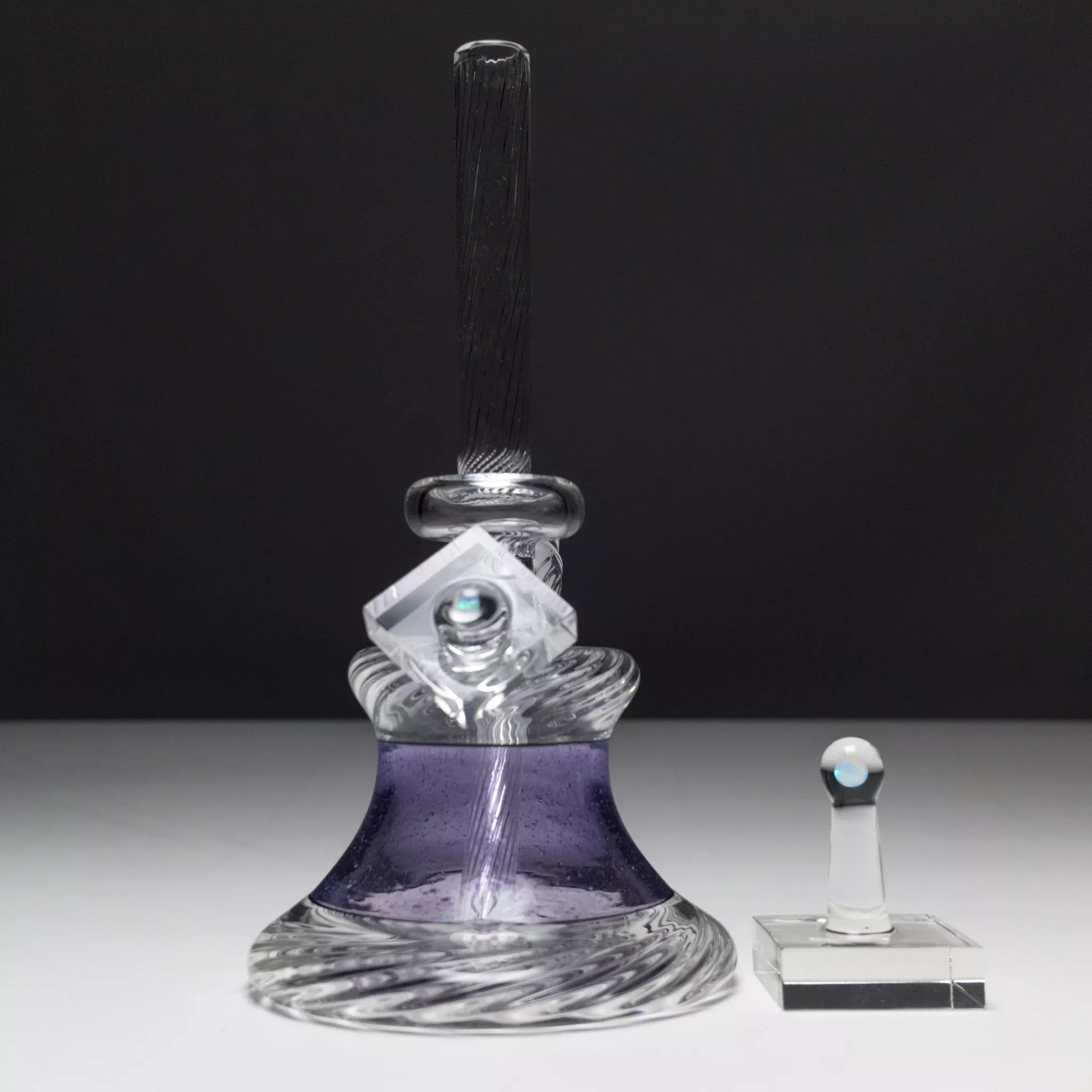 Andy Roth - Vintage Executive Tube - Purple Lollipop & Clear