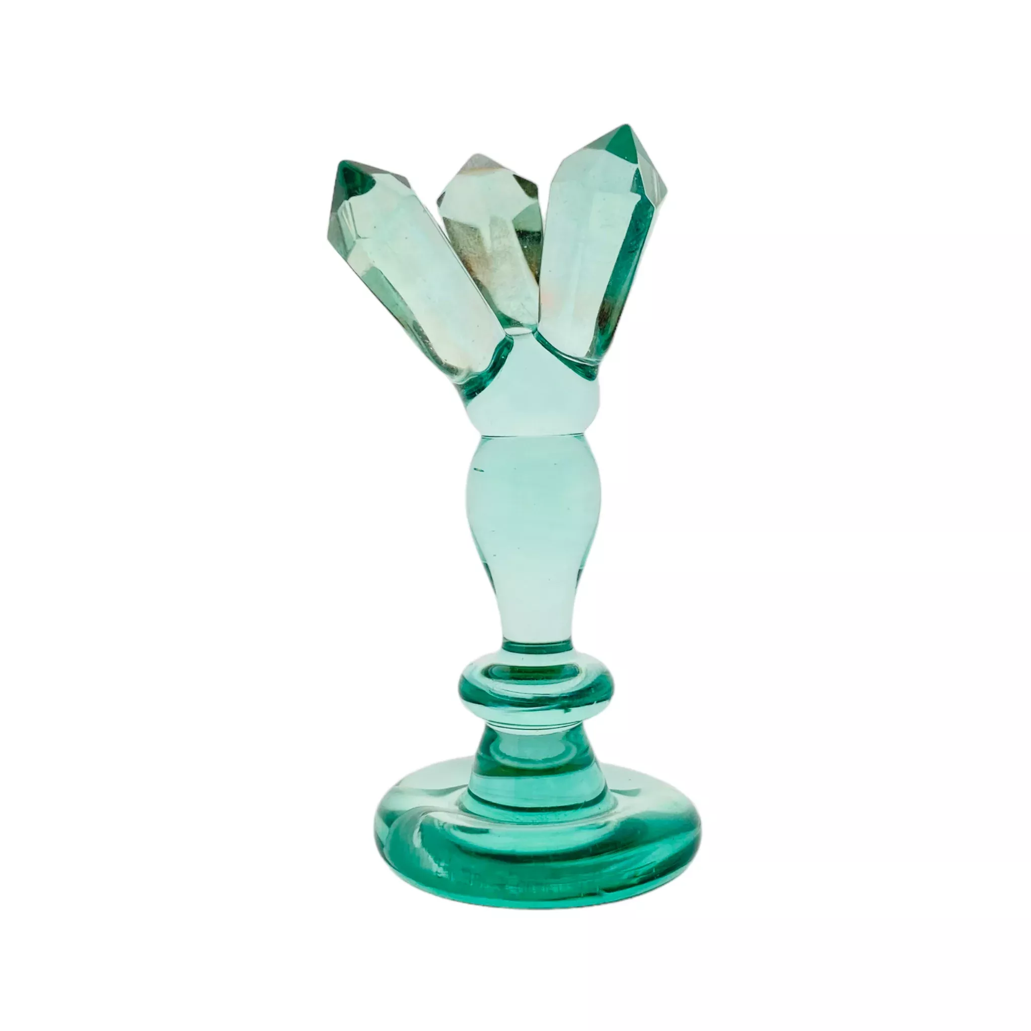 Aqua Teal Crystal Carb Cap