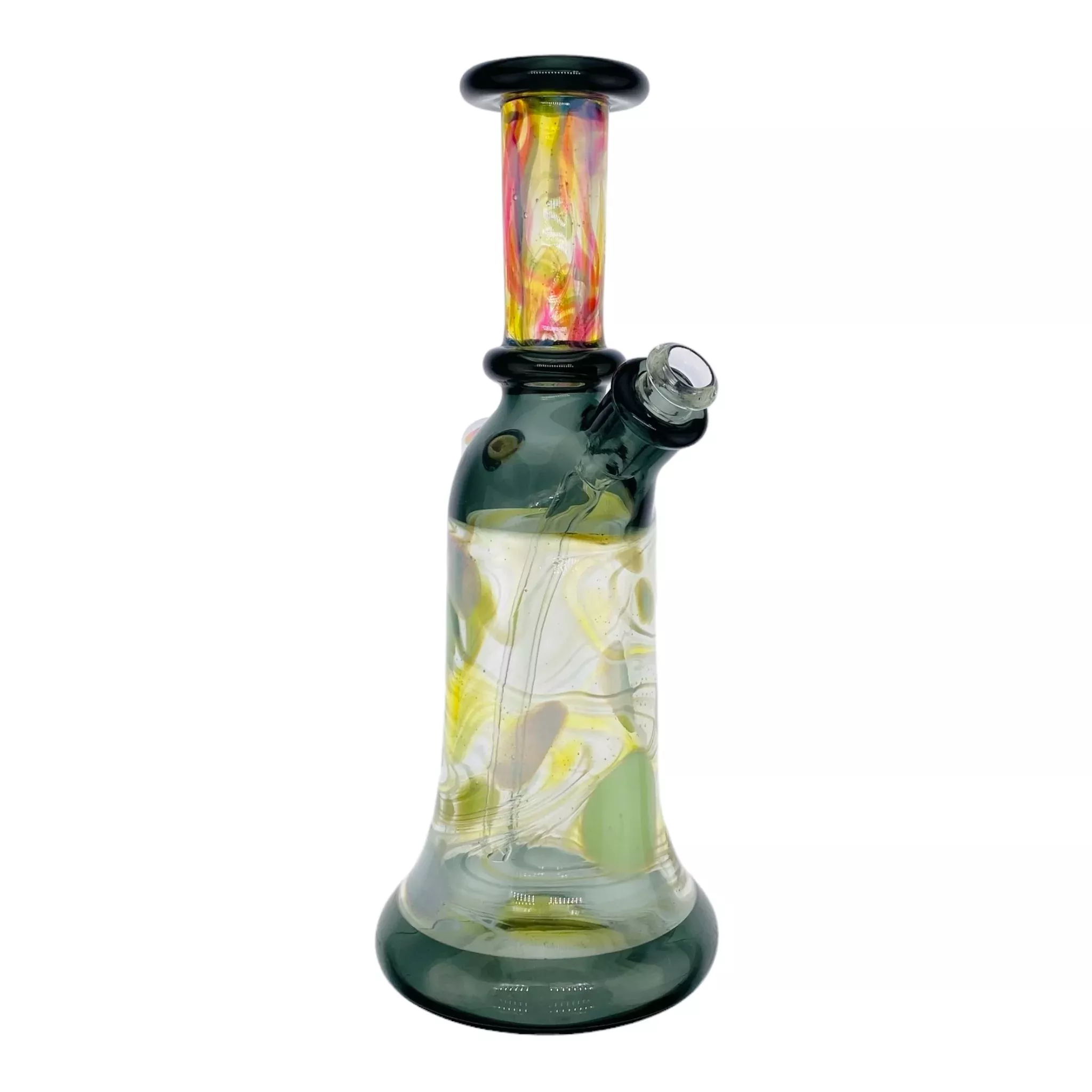 Arko Glass - Shadow Black And Stained Glass Mini Tube Dab Rig