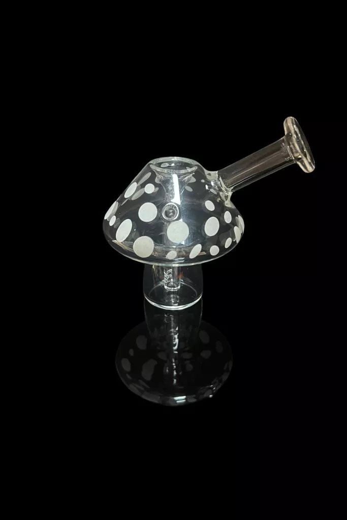 Art of Smoke “Mushroom” Glow-in-the-Dark Mini Bubbler