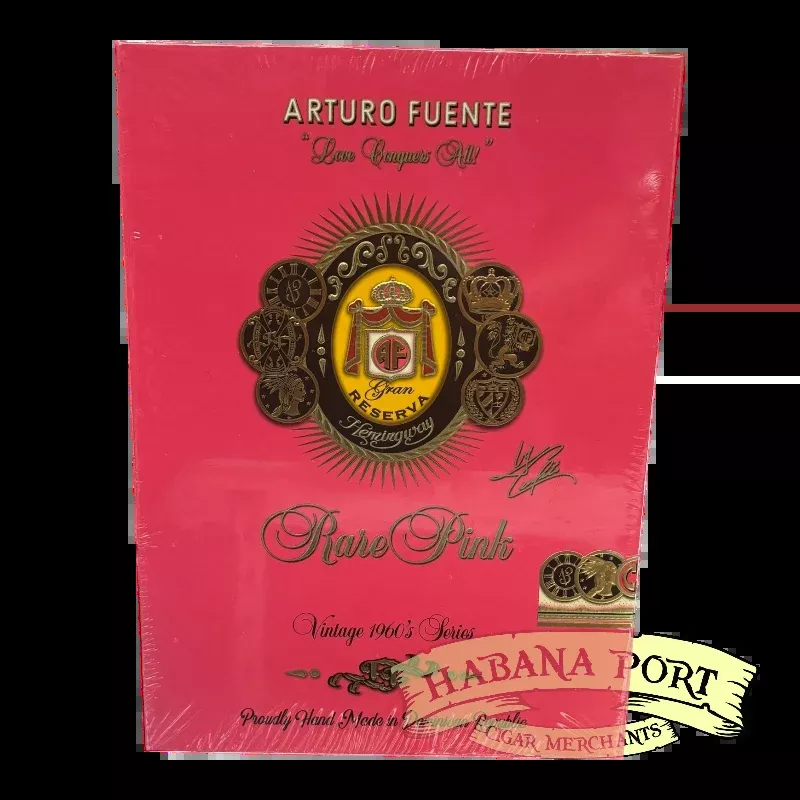 Arturo Fuente Rare Pink Work of Art 5 Count Box