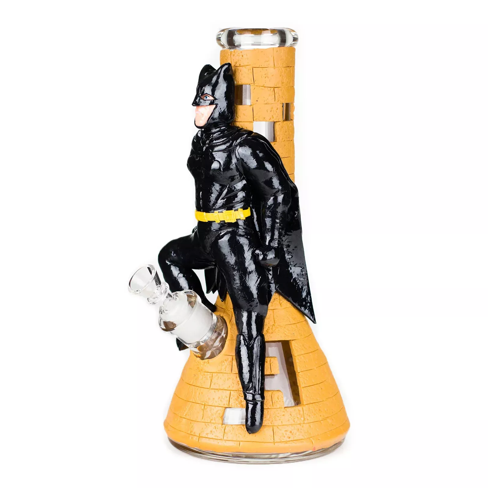 Bat Hero Tower Glass Bong 12"