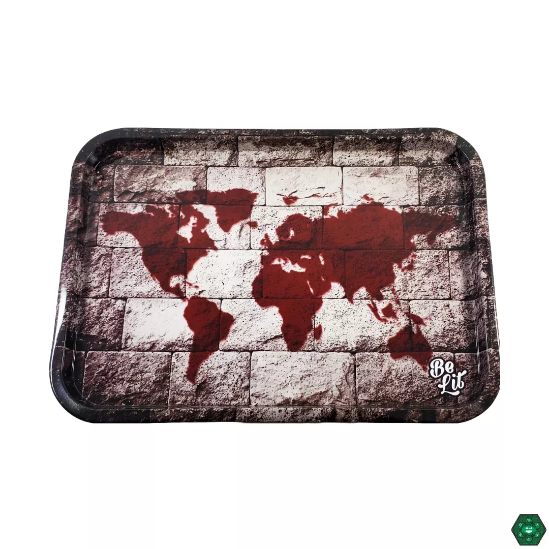 Be Lit Large Rolling Tray | Premium Herb Tray - Headdy Glass
