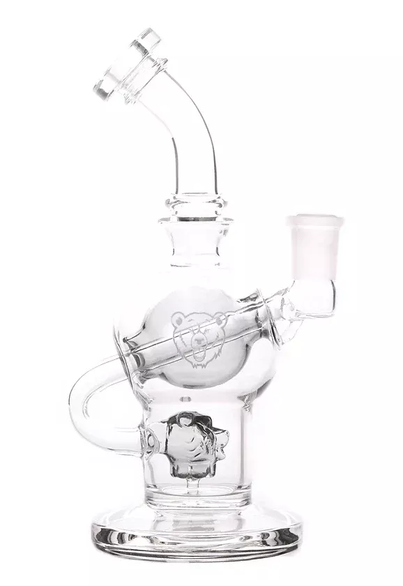 Bear Quartz Sphere Ball Rig Set - 14mm Joint with Accessories