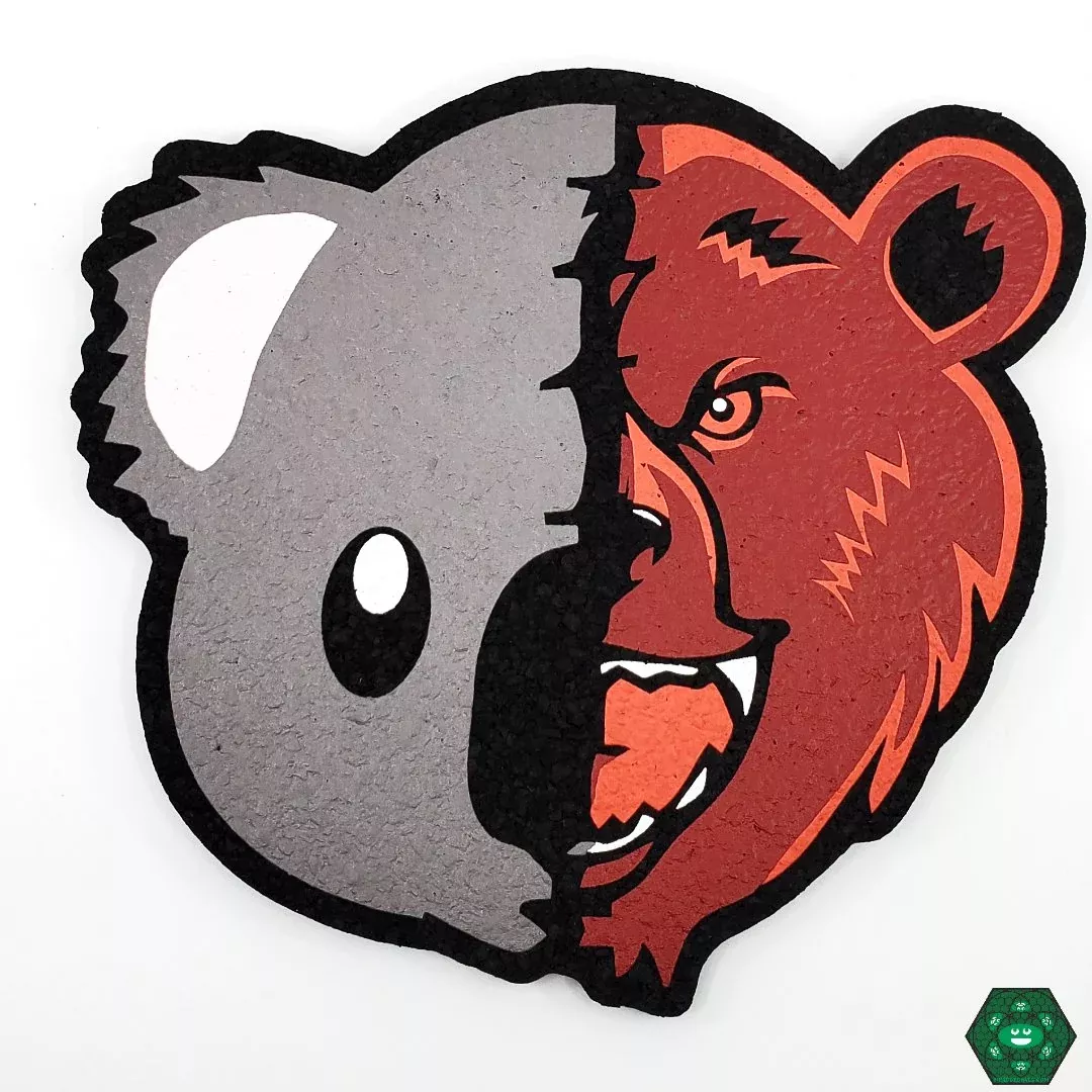 Bear Quartz x Koala Puffs Mood Mat | Limited Edition | Eco-Friendly Surface Protector