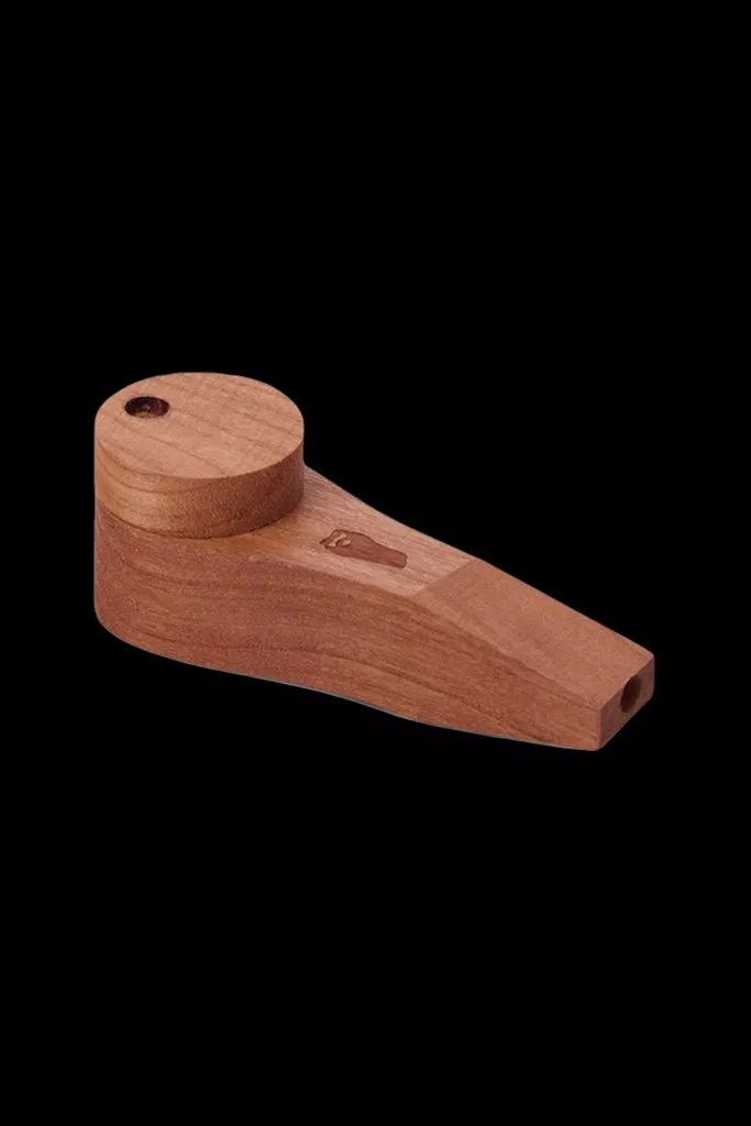 Bearded Circle Wood Pipe with Lid