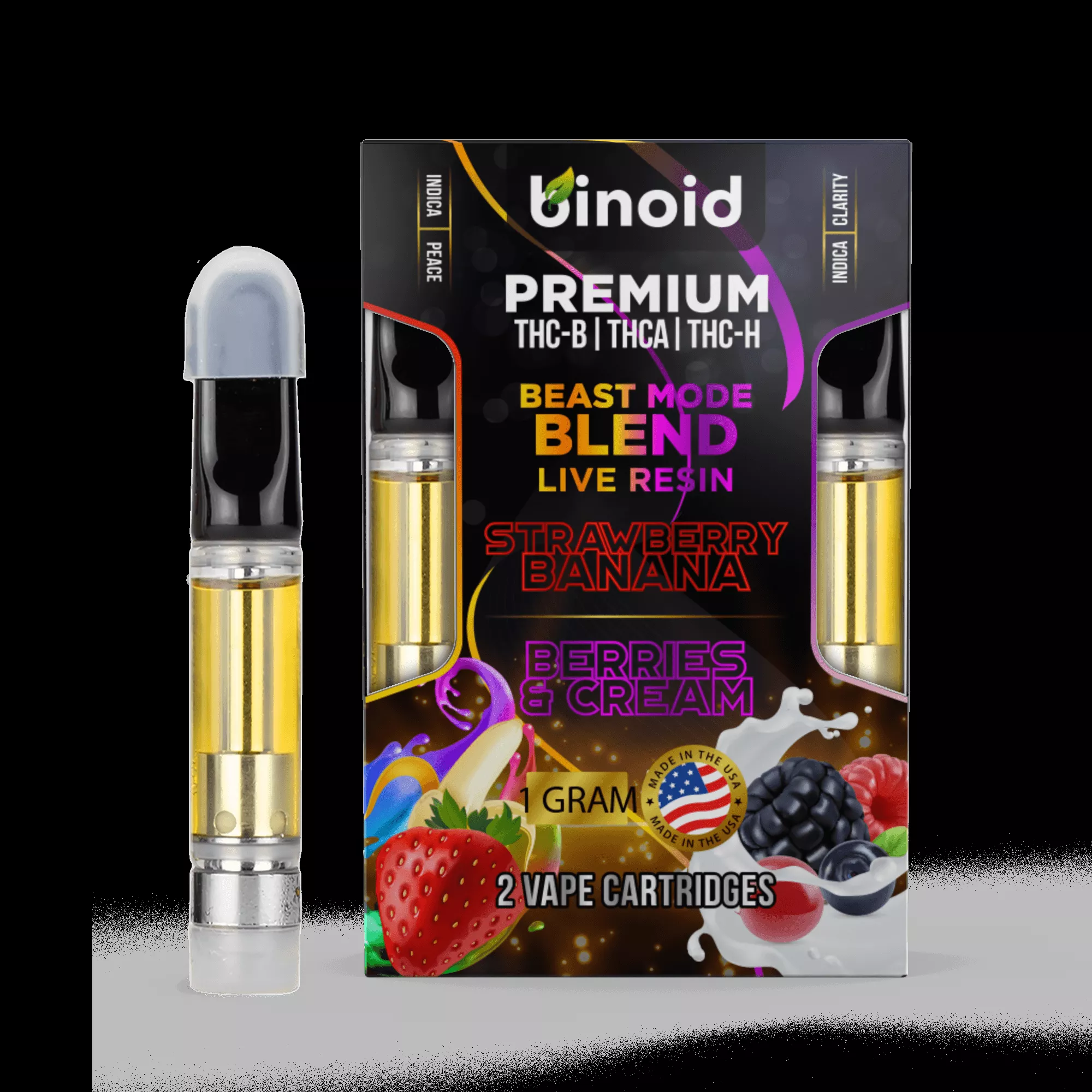 Beast Mode Blend Live Resin Cartridge – 2 Pack Combo (Limited Time Sale)