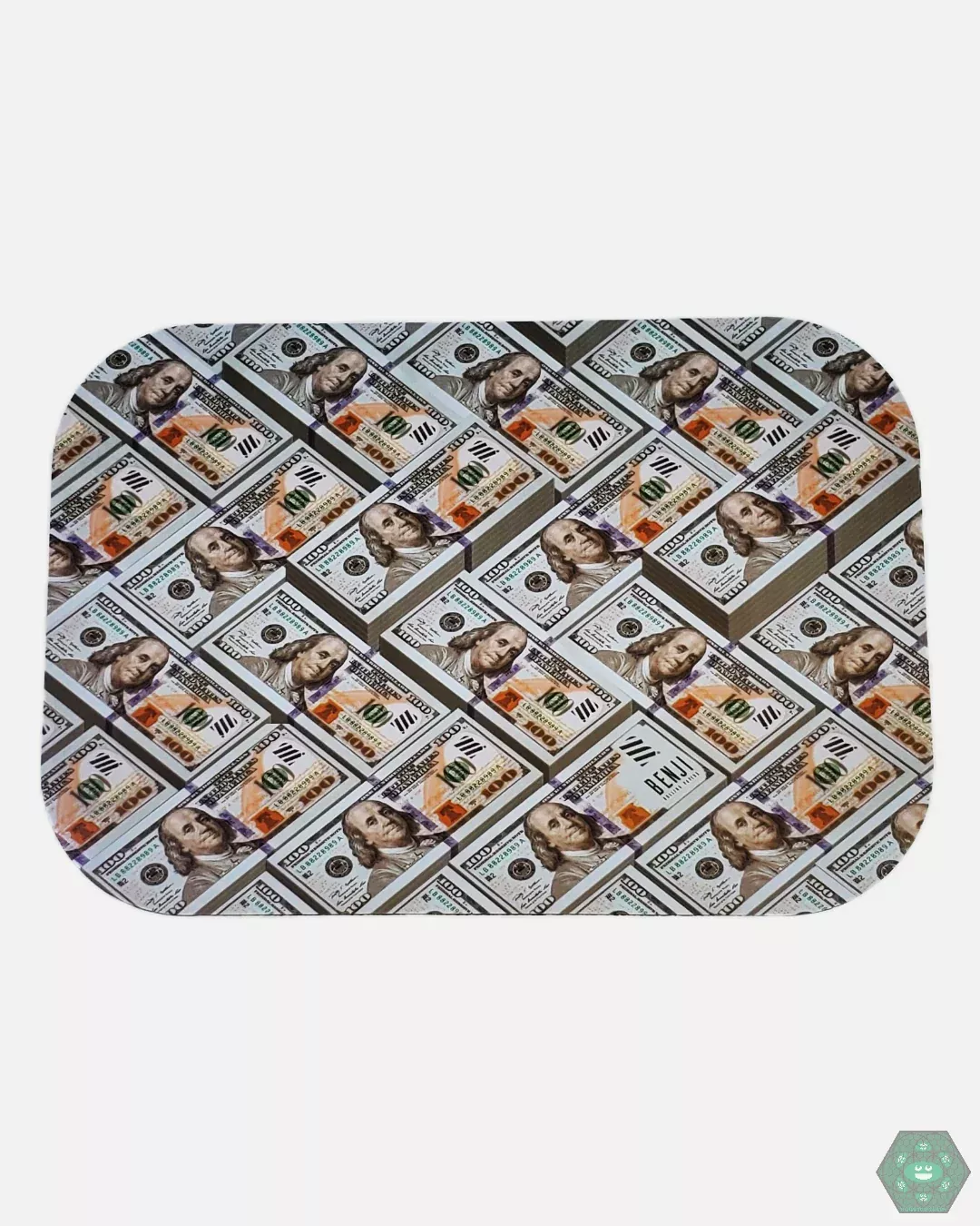 Benji Metal Rolling Tray with Magnetic Lid - Includes Papers